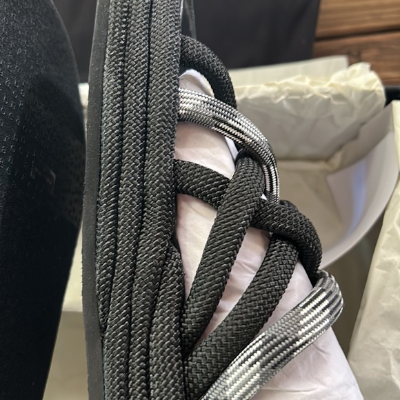 rag & bone Kris Stacked Sandal with Rope and Leather Detailing - Picture 13 of 16